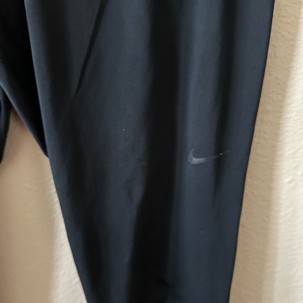 Nike womens pro black  Performance Leggings size L/ pre owned B204 - Picture 2 of 5
